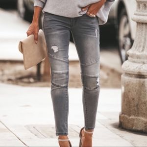 KanCan Moto Skinny Jeans